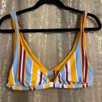 Venus  yellow stripe reversible bikini top, M Photo 0