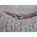 Show Me Your Mumu  Ivory Lace Champagne Ruffle BOHO Dress Wedding Cap Sleeve SZ S Photo 4