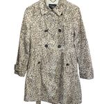 Banana Republic Mad Men Trench Coat Leopard Print Double Breasted Photo 2