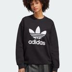 Adidas  Black and White Logo Sweatshirt Photo 13