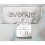 Avenue Womens Blouse Tank Top Plus Size 14W 16W Layered Ruffles Back Slit Hi-Low Photo 9