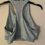 Outdoor Voices Athen Crop / Racerback Active Bra - Blue | Large | L Photo 6