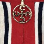 Y2K Moschino Cheap and Chic zip front skirt, black, ivory and red USA Sz 6 Photo 4