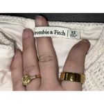 Abercrombie & Fitch White Crochet Knit Cotton Crop Top Cropped Tank Top Size XS Photo 4