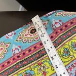 NWT Aratta Silent Journey Scarf Floral Embroidered Tassel Square boho colorful Photo 4