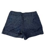 Anthropologie Daughters of the Liberation Denim Shorts Gold Button Detail Size 4 Photo 1