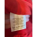 Free People  Vibrant Red Crushed Velvet Party Mini Baby Doll Dress Sz 8 Photo 13