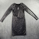 Victoria Sport Victorias Secret Sport Dress Women Small‎ Long Sleeve Bodycon Sheer Photo 0