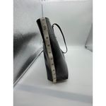 Kattee Large Black Leather Tote Shoulder‎ Bag, Purse, 2 Handles Zippered Pockets Photo 6