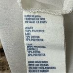 American Eagle  Sheer Crochet Lace Blouse Women’s M Boho Coastal Beach Ethereal Photo 7