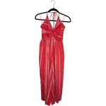 Skylar + Madison Boho PinkWide leg Jumpsuit Size L Photo 4