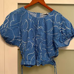 Madewell Puffed Sleeve Crop Top Photo 0