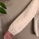 Madewell ‎ Diamond Jacquard Half-Zip Pullover Top Photo 5