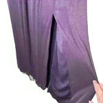 David's Bridal NWT F19608 Plum Long Lace Mesh High Neck Sz 2 Photo 3