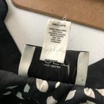 Loft Ann Taylor  Tank Top Flowy Geometric Sleeveless Black White XS Photo 3