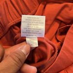 Garnet Hill  Skirt Womens Small Rust Terracotta Red Orange Pockets Elastic Waist Photo 8