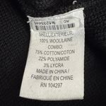 Milly Two for Sweaters Dress, Black Long Sleeve Dress with Detachable Hem Photo 7