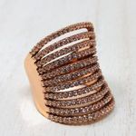 SWAROVSKI crystal* 18K GP cocktail rings size approx 7.5, NWOT Photo 4