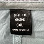 SheIn CURVE Maxi Dress Boho Embroidered Tiered Blue Long Sleeve 3XL Photo 3