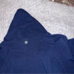 Athleta  Mock Neck Pullover Crewneck Running Shirt Size Small Navy Photo 3