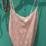 Topshop blush pink lace bodysuit Photo 0