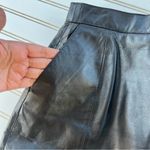 wilson's leather Wilson’s Leather Vintage Pencil Skirt size 10 Black Pockets Split Button & Zip Photo 7