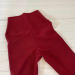 NWOT Take Life Further Burgundy High Waisted Leggings Sports Workout Size S Red Photo 2