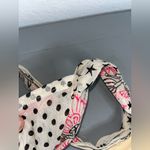 Free People Lightweight Hippie Floral Beachy Linen Semi Sheer Shopper Tote Bag Photo 5