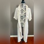 Pierre Cardin  Vintage Striped Ruffle Robe Photo 4
