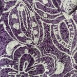 Christopher & Banks  purple white studded short sleeve tee size small Photo 1