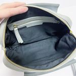 & Other Stories & Other Stories Blue Leather Makeup Bag Photo 8