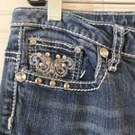 Twelve K Y2K Rhinestone Jeans Women's Size 9 Low Rise Vintage 12K Embellished Blue Photo 9