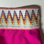 Aimage Women's High Waist Two Piece Bikini Set Aztec Swimsuit Pink L Large NEW Photo 5