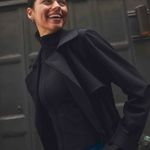 Athleta  NWT Black Women's Stellar Trench Coat Photo 1