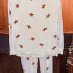 Simply Southern Cozy XMAS Pajamas with Gingerbread Print medium NWOT Photo 0