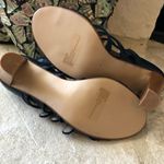 Colin Stuart  navy strappy leather heel sz 10 Photo 5