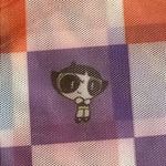 Cartoon Network Powerpuff Girls checkered mesh turtleneck, long sleeve, stretchy Purple Size undefined Photo 10