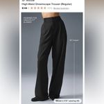 Alo Yoga  Black High-Waist Dreamscape Trouser Regular Photo 1