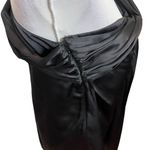 Sachin + Babi  Pasa One Shoulder Silk Tassel Blouse Black Top Womens Size 6 Photo 3