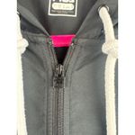 FILA Black Hooded Windbreaker Jacket Size L Made In China Polyester Unisex Photo 5