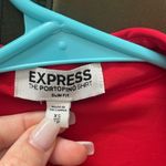 EXPRESS Red quarter sleeve dress shirt. Photo 1