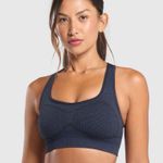 Gymshark Sport Seamless Sports Bra Heavy Blue/Iron Blue size S Photo 0