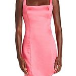 AQUA NWT  Satin Square Neck Mini Dress Photo 0