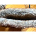 Rampage Faux Suede Knee High Boots Lace Up Details Faux Fur Trim Comfortable 9.5 Photo 2