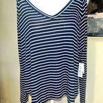 NEW! VELVET Graham & Spencer Stripe Long Sleeve $88 New T Photo 0