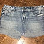 Silver Jeans Silver cutoff denim western shortie shorts Photo 0