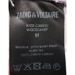 Zadig & Voltaire Cropped Camouflage Print Denim Jacket M Photo 14