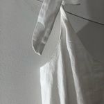 Beach Riot NWT Jacey Cotton Tie Strap Tiered Mini Dress in White Size Medium Photo 4