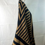 Charlotte Russe Striped Cape Shawl Size Medium Photo 2