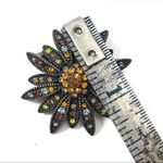 Joan Rivers Vintage  Sunburst Crystal Brooch Photo 2